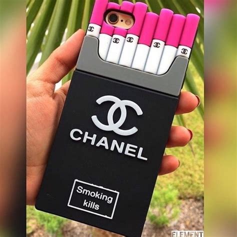 chanel cigarette iphone 8 case|chanel iphone 8 coco tech case.